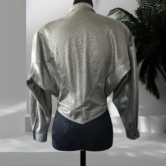 80's LA BELLE FASHION INC. 2PC Olive Skirt/Jacket Size Small - Picture 4 of 14